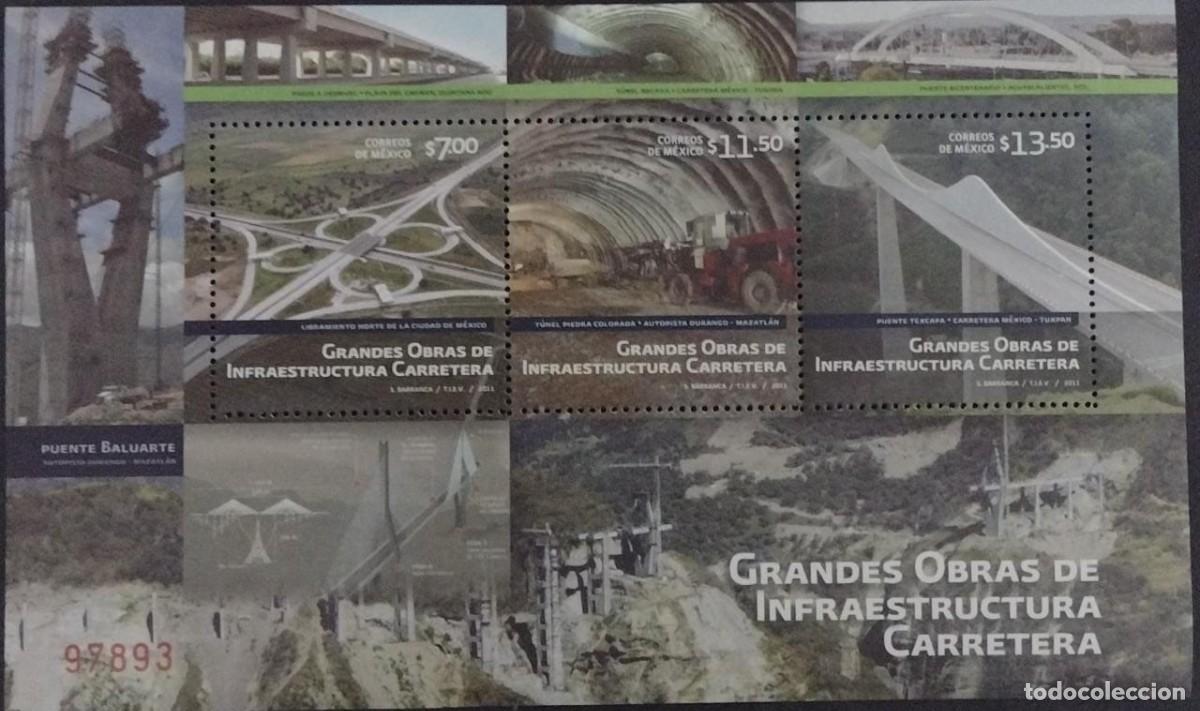 Postcards: BD)MEXICO, LARGE ROAD INFRASTRUCTURE WORKS, MNH