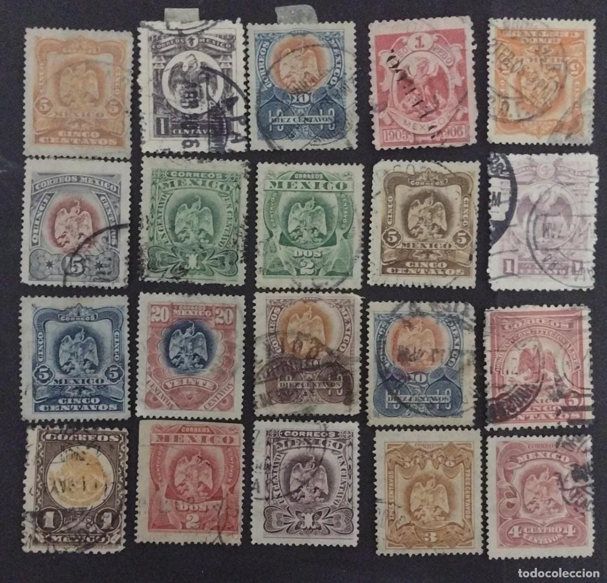 Postcards: BD) MEXICO, LOT OF &Aacute;GUILAS, USED