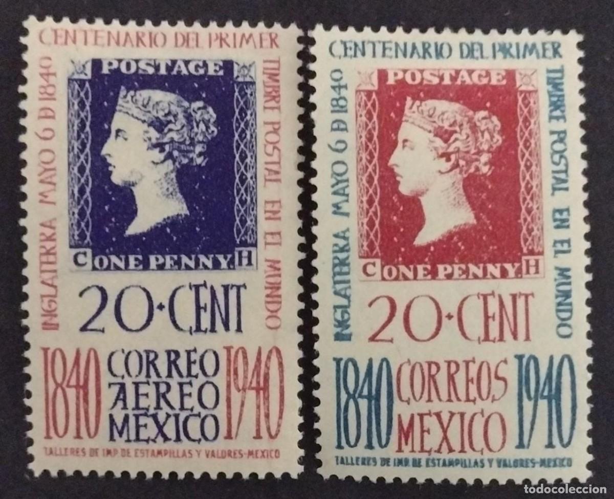 Postcards: BD) 1840. MEXICO, CENTENARY OF THE FIRST POSTAL STAMP IN THE WORLD, ONE PENNY, MNH