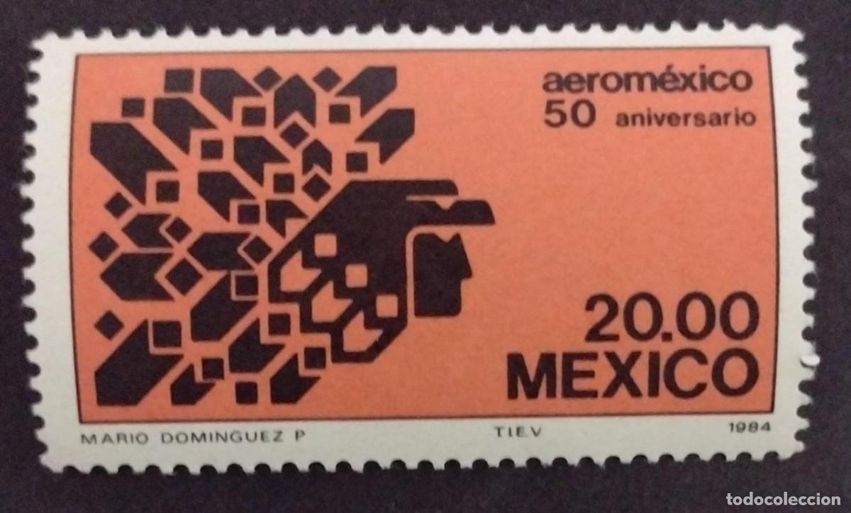 Postcards: BD)1984. MEXICO, 50TH ANNIVERSARY, MARIO DOMINGUEZ, MNH