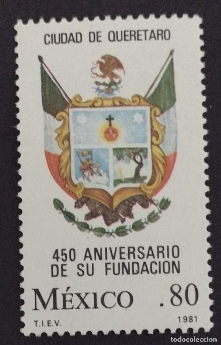 Postcards: BD) 1981, MEXICO, CITY OF QUERETARO, 450 ANNIVERSARY OF ITS FOUNDATION, MNH