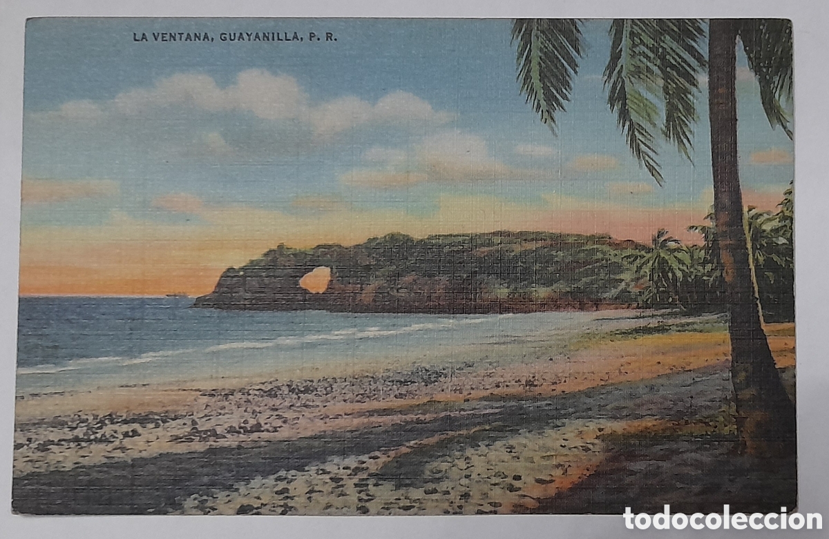 Postales: Postal de Puerto Rico. LA VENTANA, GUAYANILLA P. R. No circulada