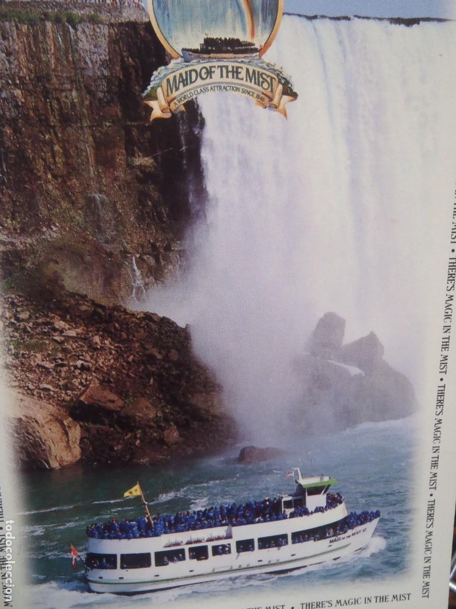 Cartoline: THERES MAGIC IN THE MIST - NIAGARA