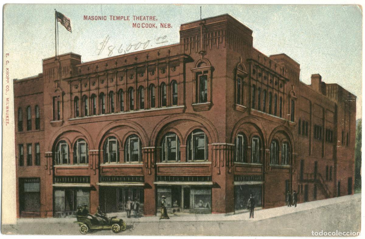 Cartoline: McCOOK (Nebraska)_Masonic Temple Theatre_Sin datos