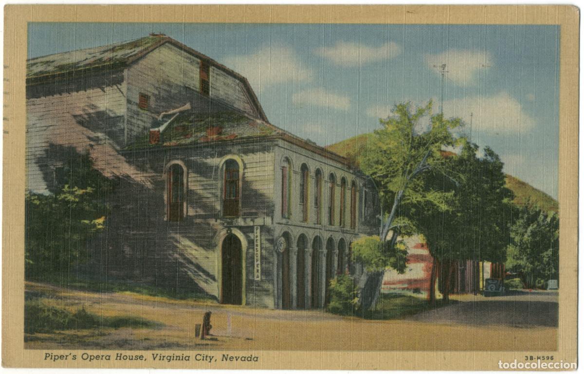 Cartoline: VIRGINIA CITY (Nevada)_Piper's Opera House_Curteich