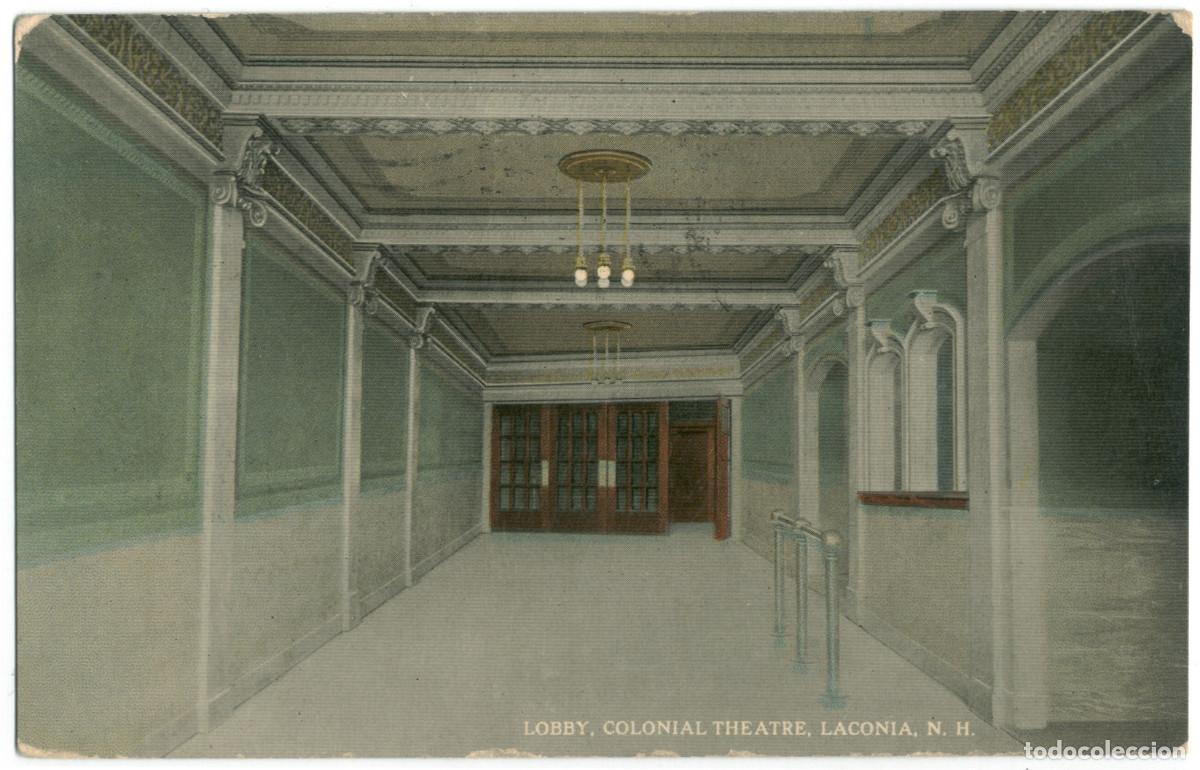 Cartoline: LACONIA (New Hampshire)_Colonial Theatre, Lobby_C.T. Photochrom