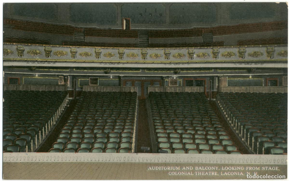 Cartoline: LACONIA (New Hampshire)_Colonial Theatre, Auditorium_C.T. Photochrom