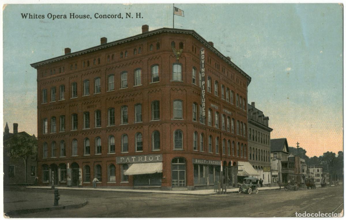 Cartoline: CONCORD (New Hampshire)_Whites Opera House_C.T. Photochrom
