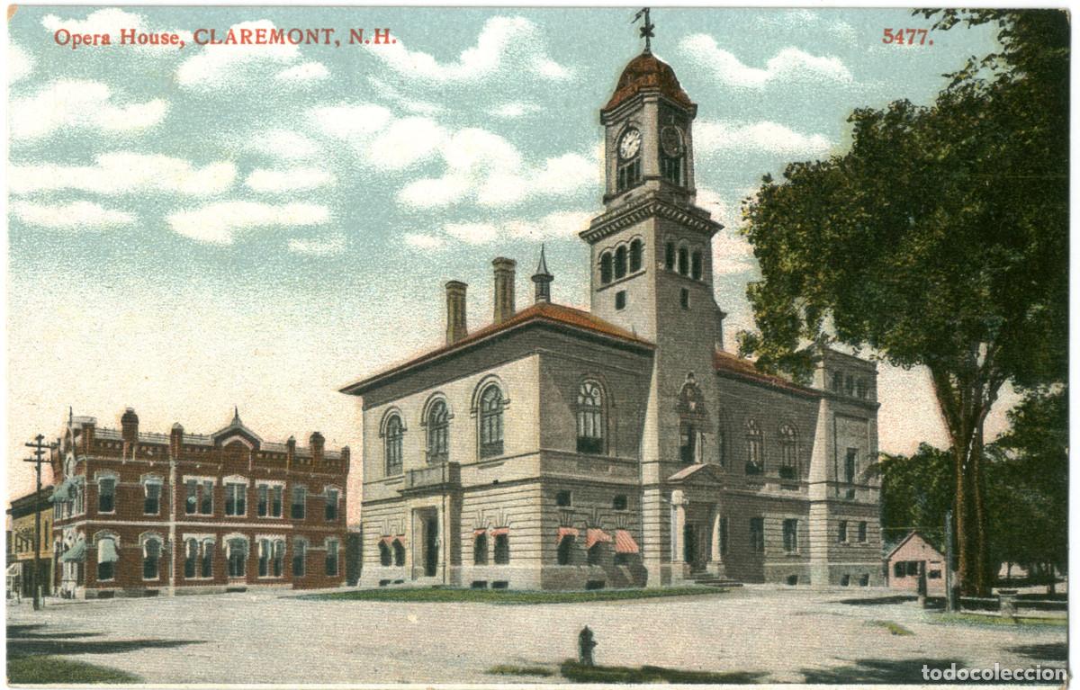 Cartoline: CLAREMONT (New Hampshire)_Opera House_A. C. Bosselman