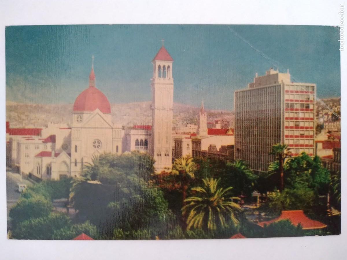 Postkarten: ANTIGUA POSTAL CHILE VALPARAISO LA CATEDRAL RV 1270