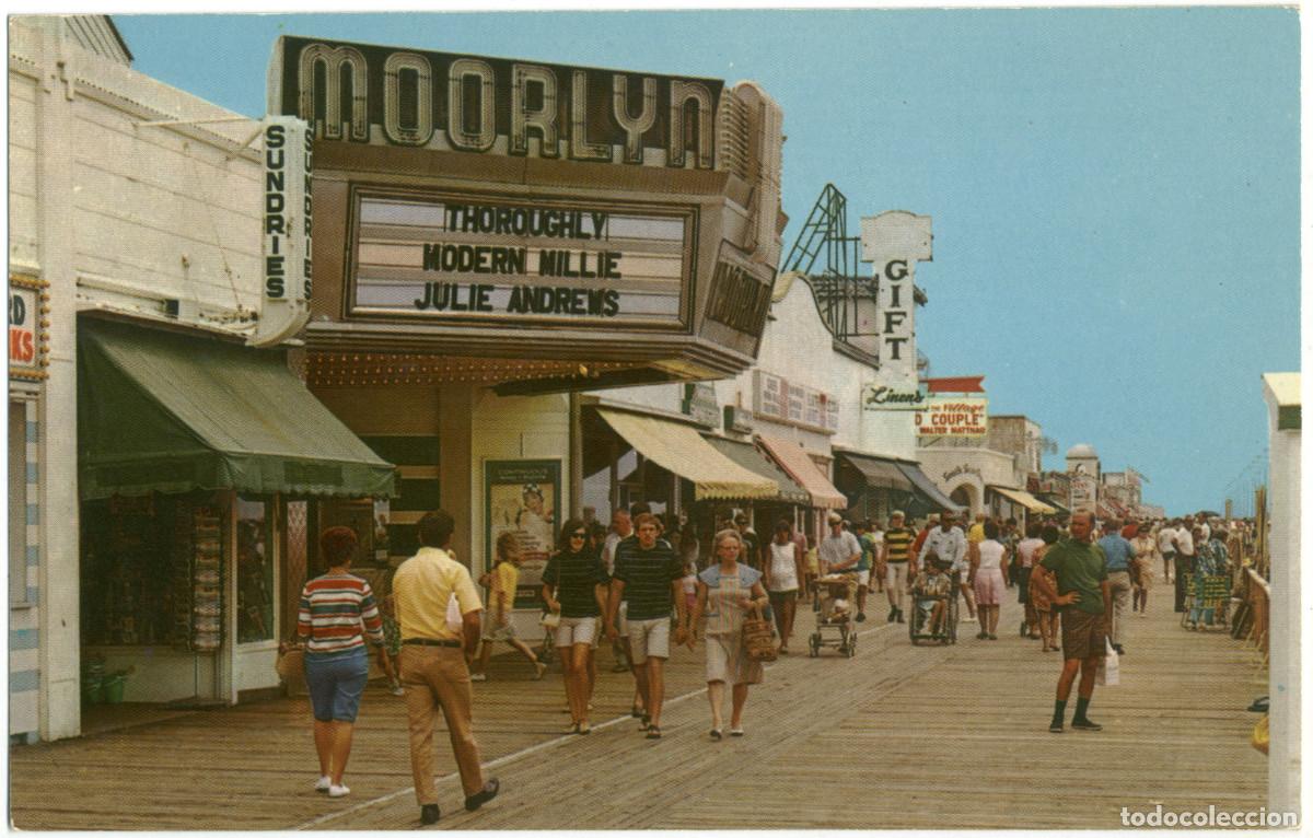 Postais: OCEAN CITY (New Jersey)_Boardwalk, Moorlyn Theater_Curteichcolor & Jack Freeman