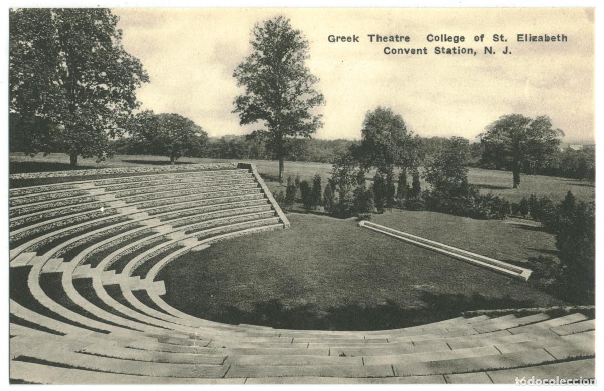 Postais: ST. ELIZABETH CONVENT STATION NJ (New Jersey)_Greek Theatre, College of Saint Elizabeth_Albertype