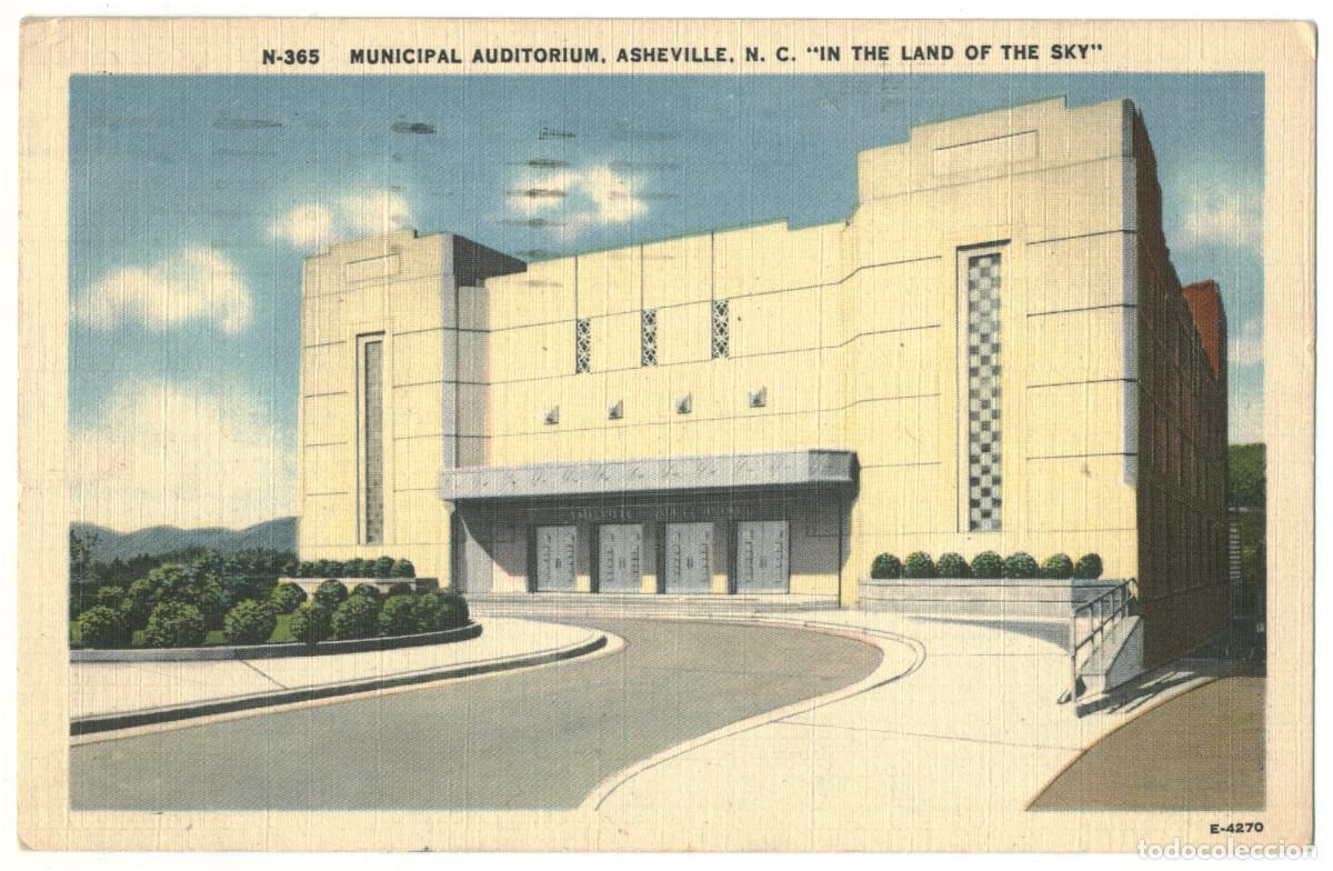 Postais: ASHEVILLE (North Carolina)_Municipal Auditorium_Asheville