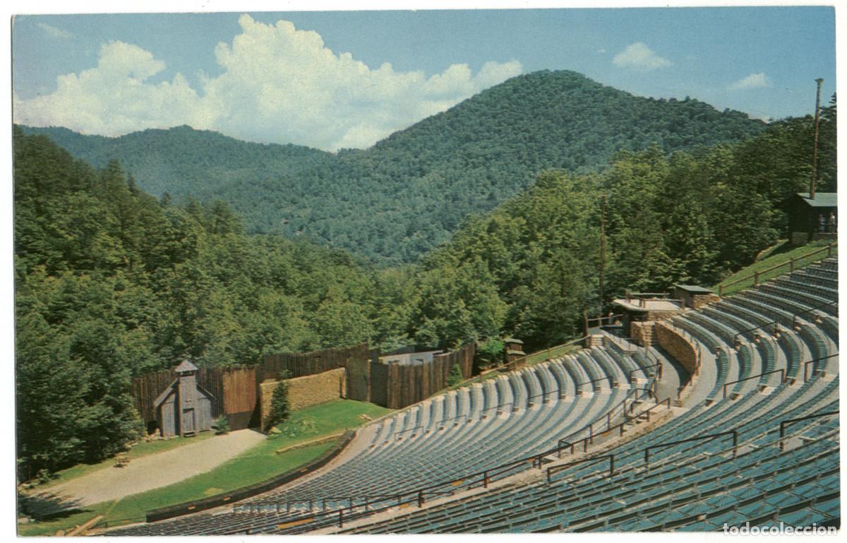 Postais: CHEROKEE (North Carolina)_Mountainside Theatre_Color King