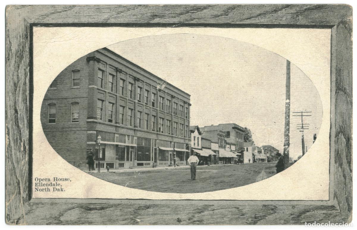 Postkarten: ELLENDALE (North Dakota)_Opera House_E. F. Bodle