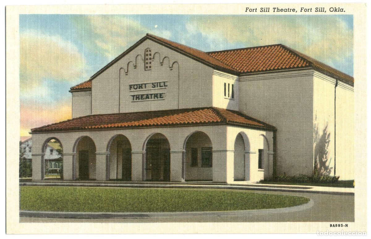 Postales: FORT HILL (Oklahoma)_Theatre_Curteich & Sooner News