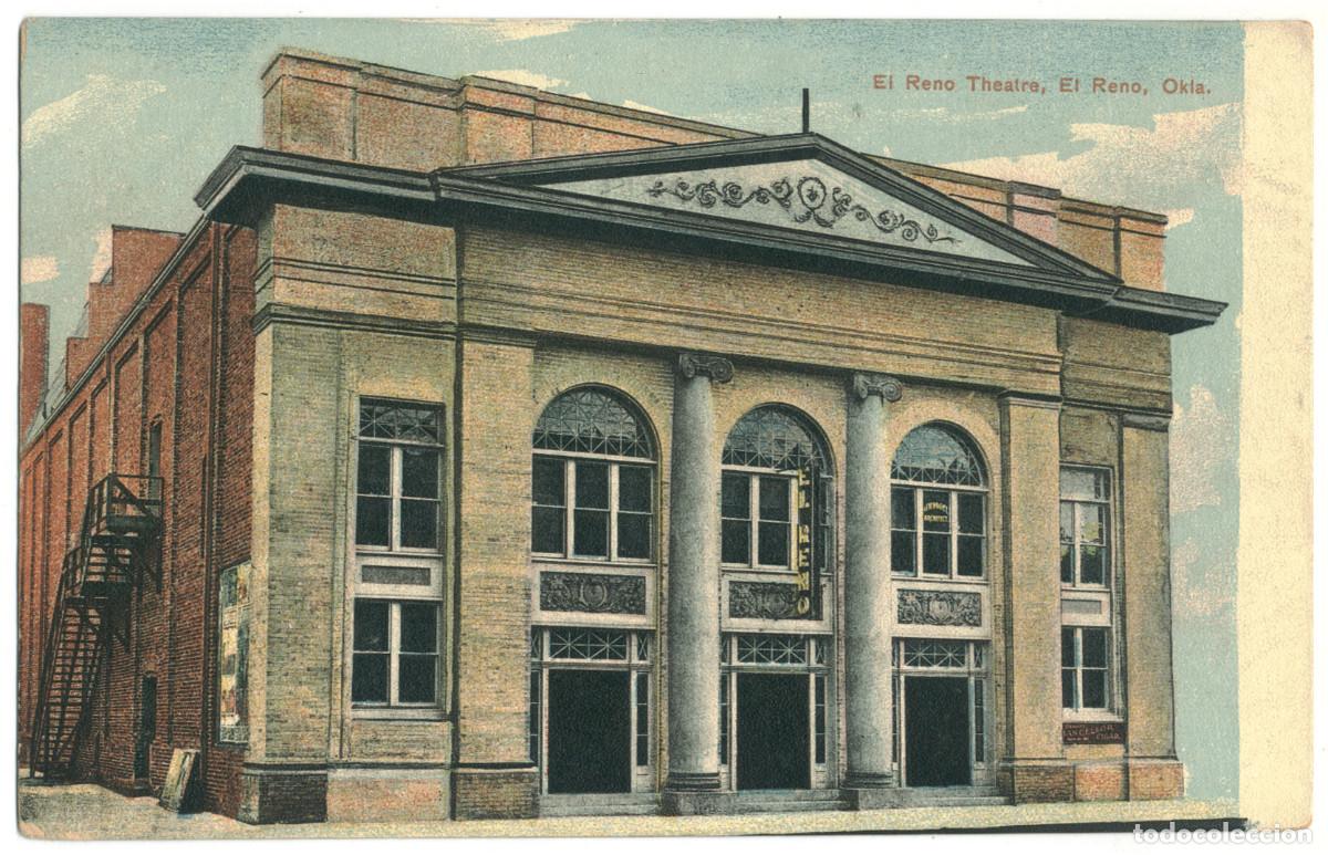 Postales: EL RENO (Oklahoma)_Theatre_South West (Lithochrome)