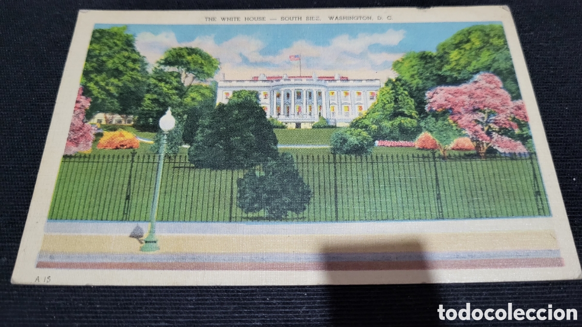 Postales: Tarjeta Postal usada Casa Blanca Washington