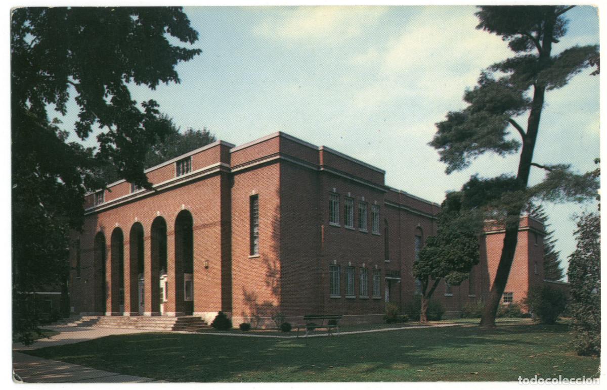 Postales: EDINBORO (Pennsylvania)_State Teachers College, Memorial Auditorium_Natural Color