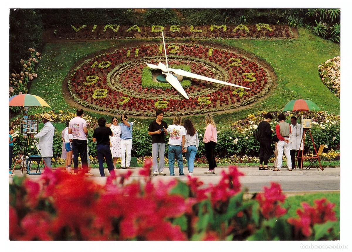 Postales: CHILE &bull; V REGI&Oacute;N &bull; VI&Ntilde;A DEL MAR &bull; RELOJ DE FLORES