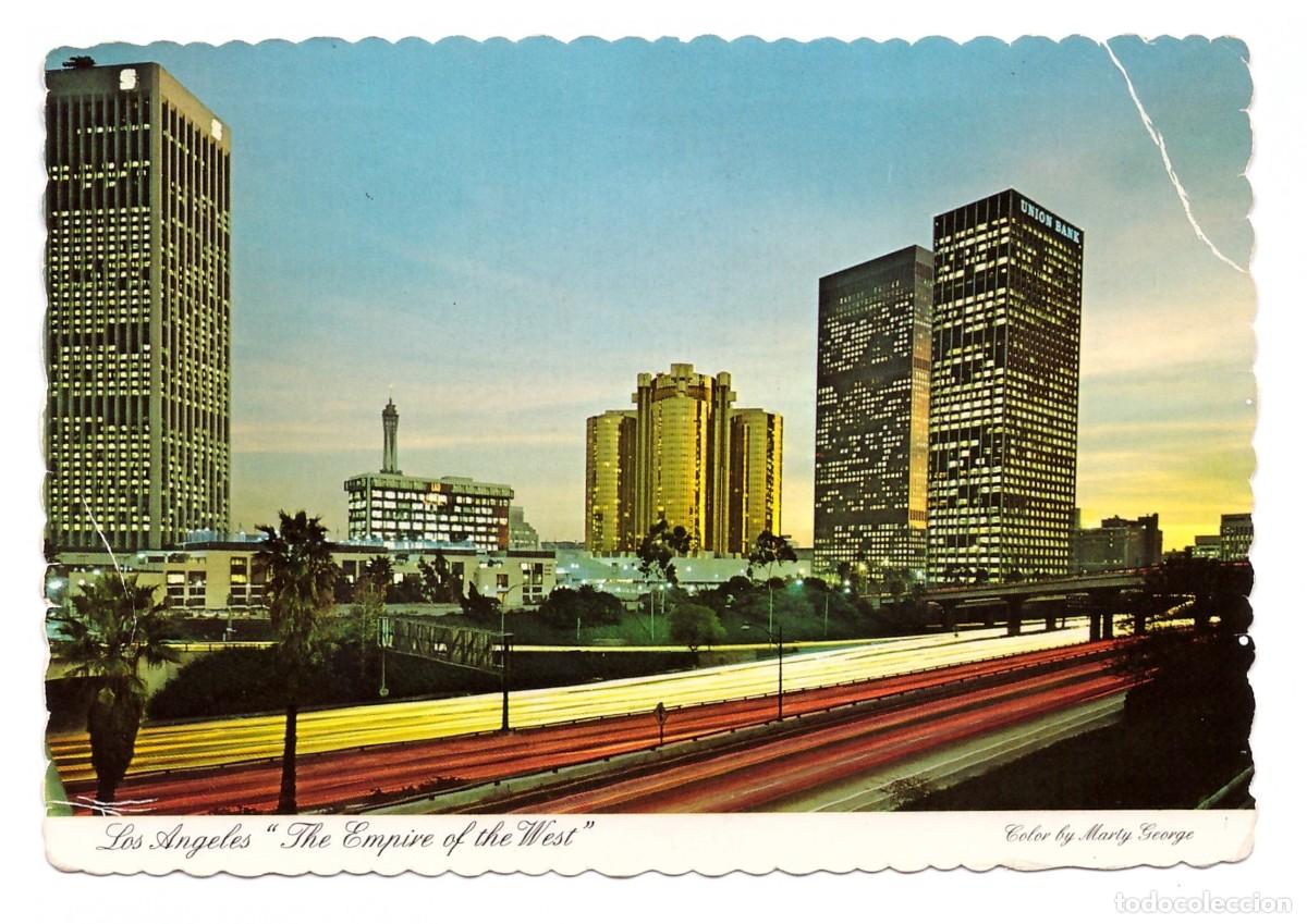 Postales: UNITED STATES OF AMERICA / NIGHT FALLS ON LOS ANGELES