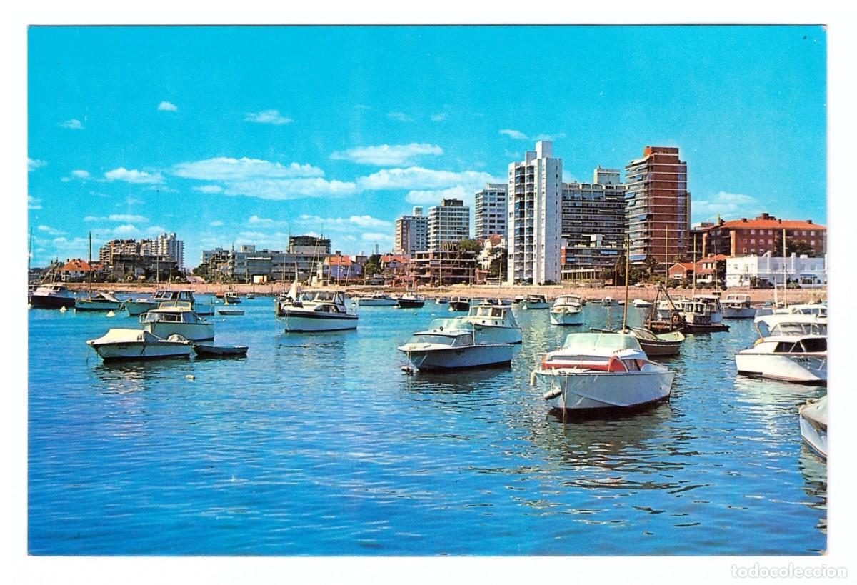 Postales: URUGUAY / PUNTA DEL ESTE / VISTA PARCIAL DEL PUERTO
