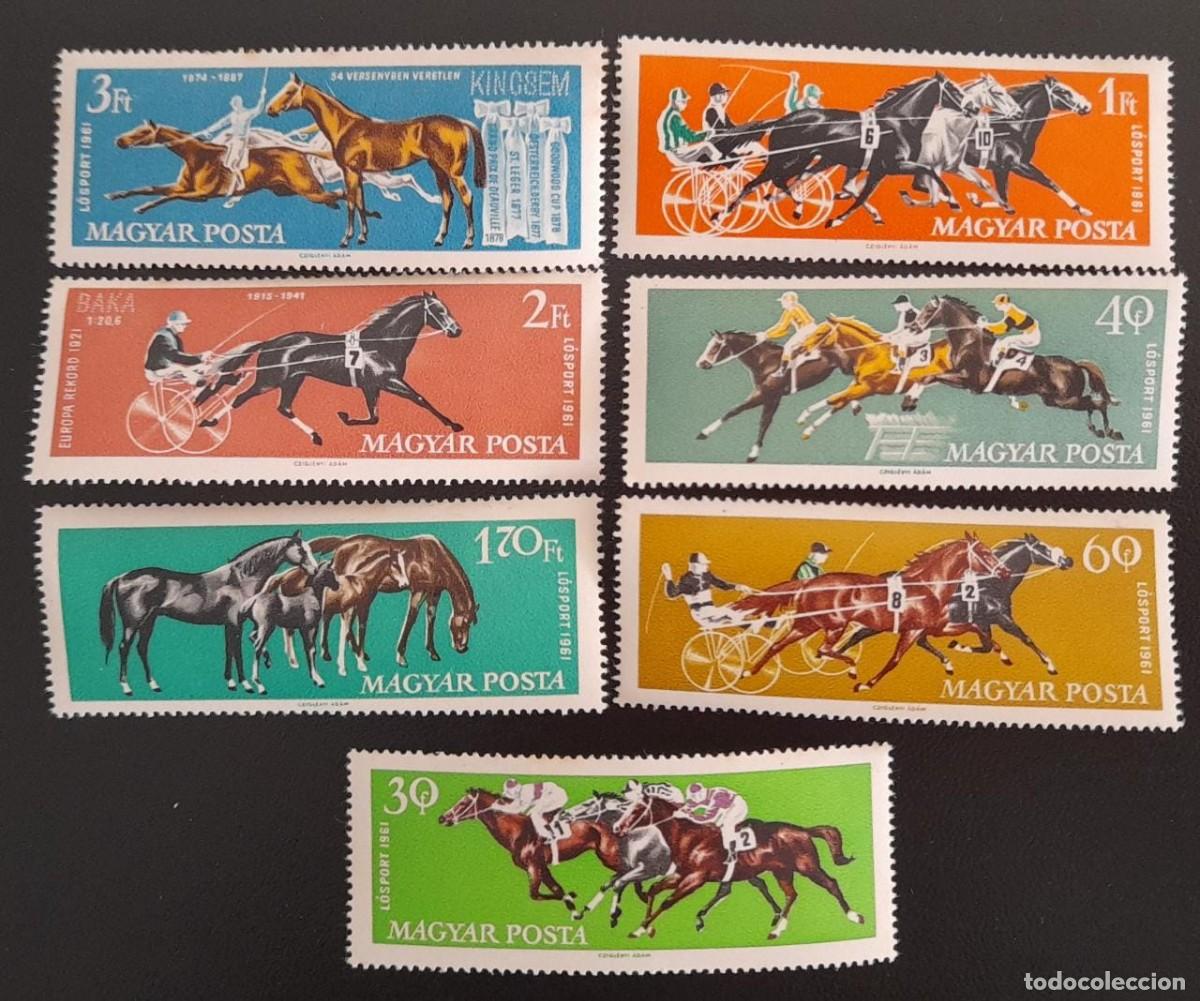 Postales: SD)1961, HUNGARY, STAMPED HORSES, MNH