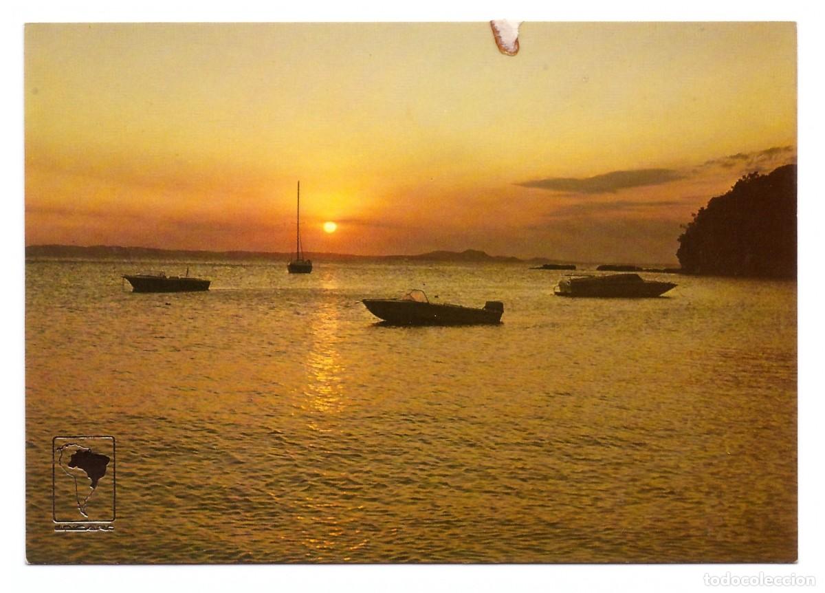 Postales: BRASIL / CABO FRIO / POR DO SOL / PRAIA DOS OSSOS (B&Uacute;ZIOS)