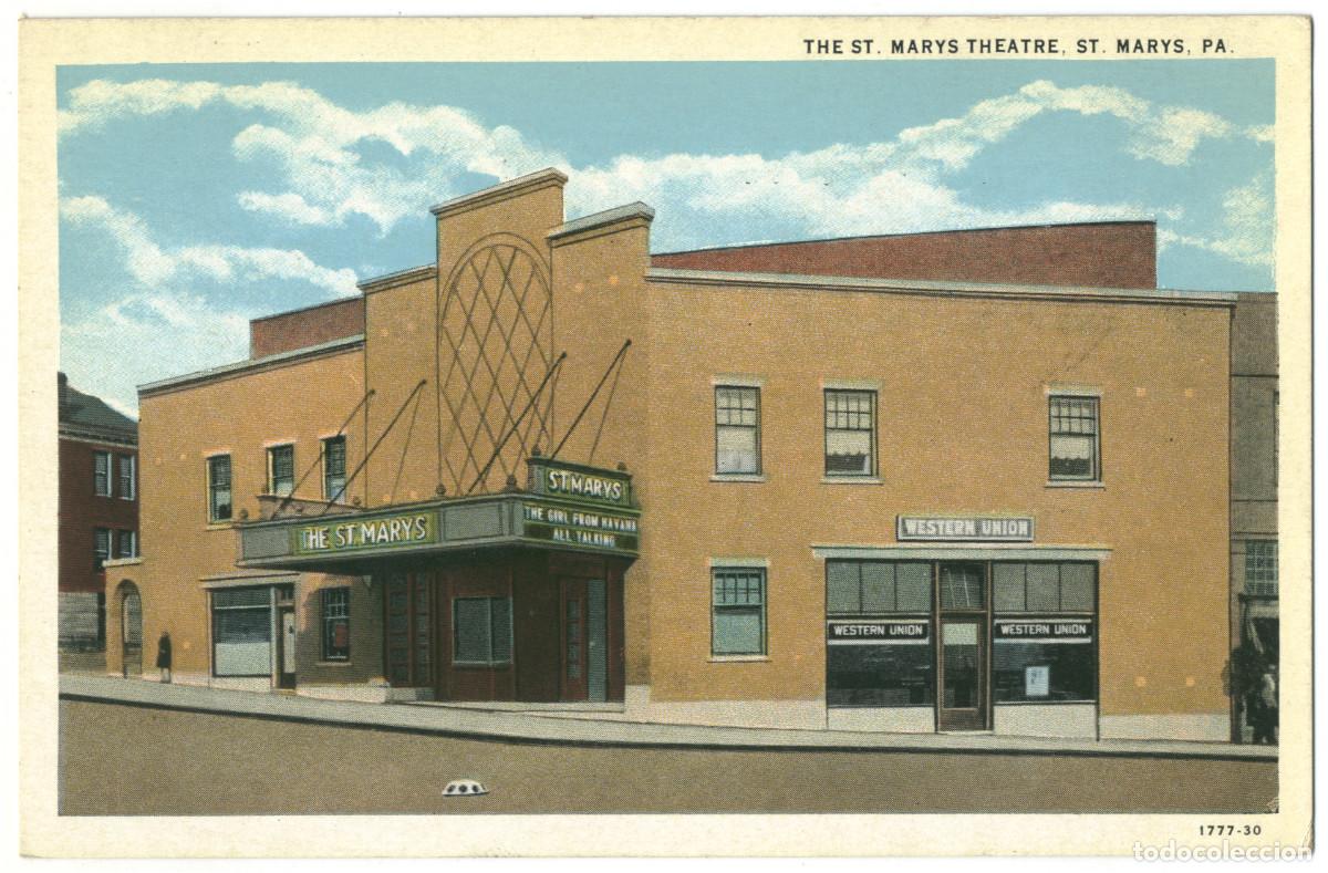 Postais: SAINT MARYS (Pennsylvania)_Theatre_A. J. Learn & Iras