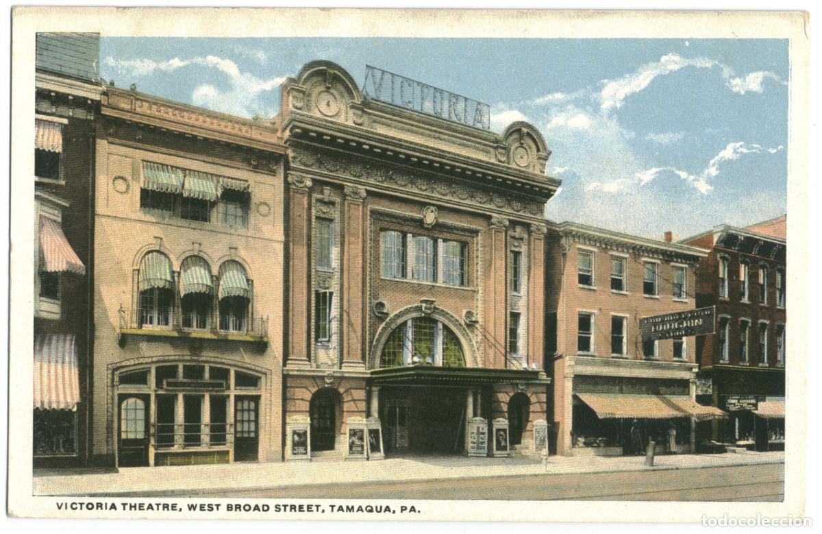 Postais: TAMAQUA (Pennsylvania)_Victoria Theatre_C. T. American Art & Sabold Herb
