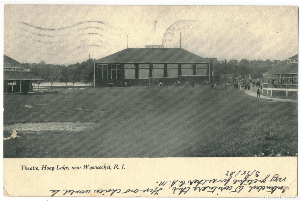 Postais: HOAG LAKE (Rhode Island)_Theatre_Sin datos