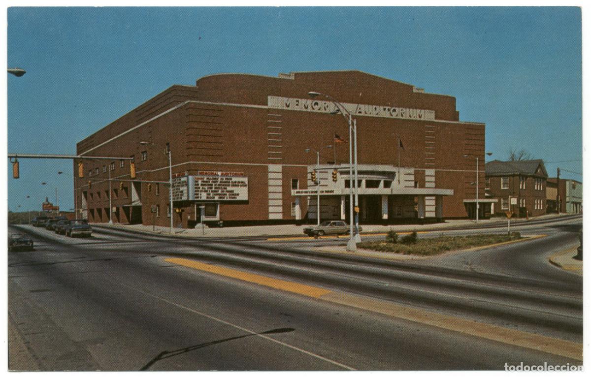 Postais: GREENVILLE (South Carolina)_Memorial Auditorium_Ashenville