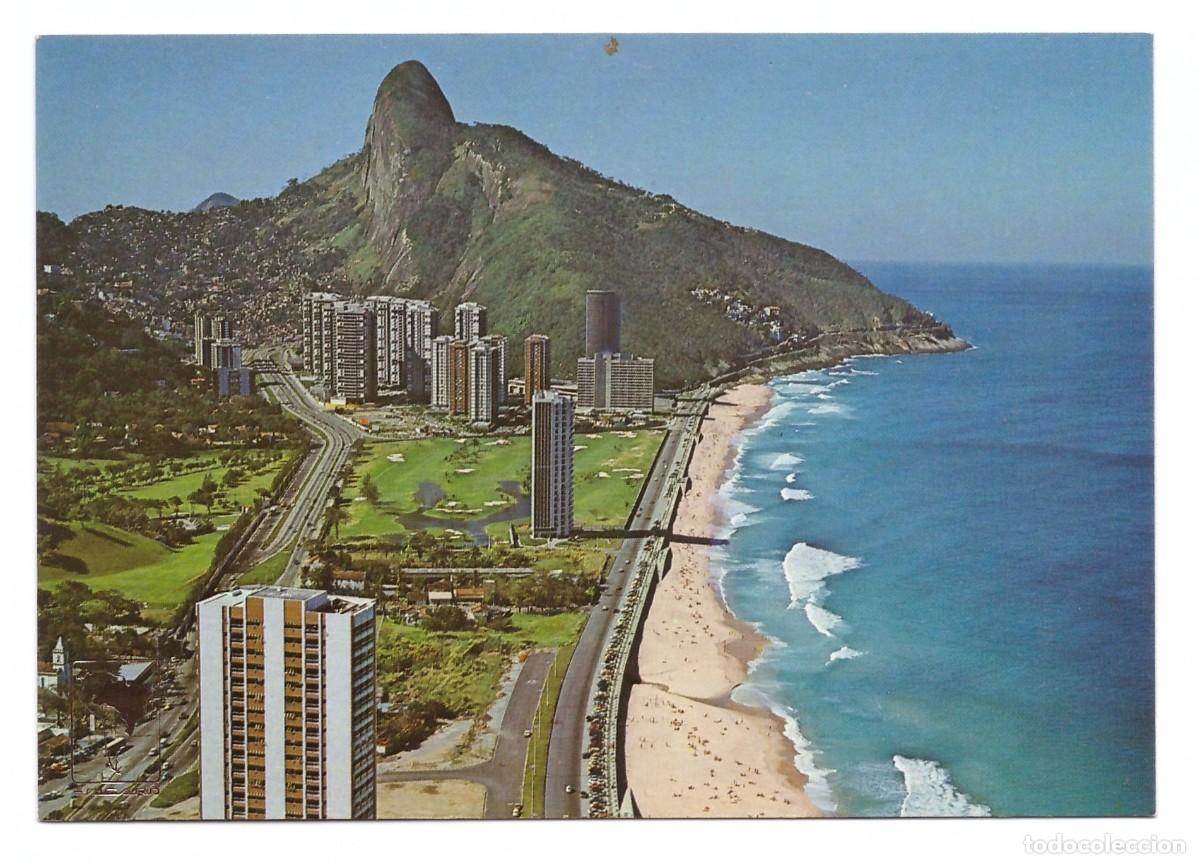 Cartoline: BRASIL / R&Iacute;O DE JANEIRO - RJ / VISTA A&Eacute;REA DE S&Atilde;O CONRADO