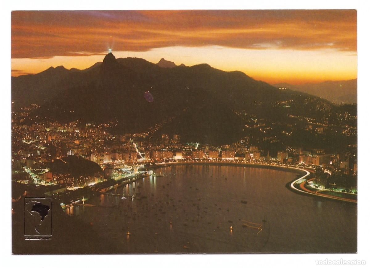 Cartoline: BRASIL / R&Iacute;O DE JANEIRO - RJ / POR DO SOL - VISTO DO ALTO DO P&Atilde;O DE A&Ccedil;UCAR