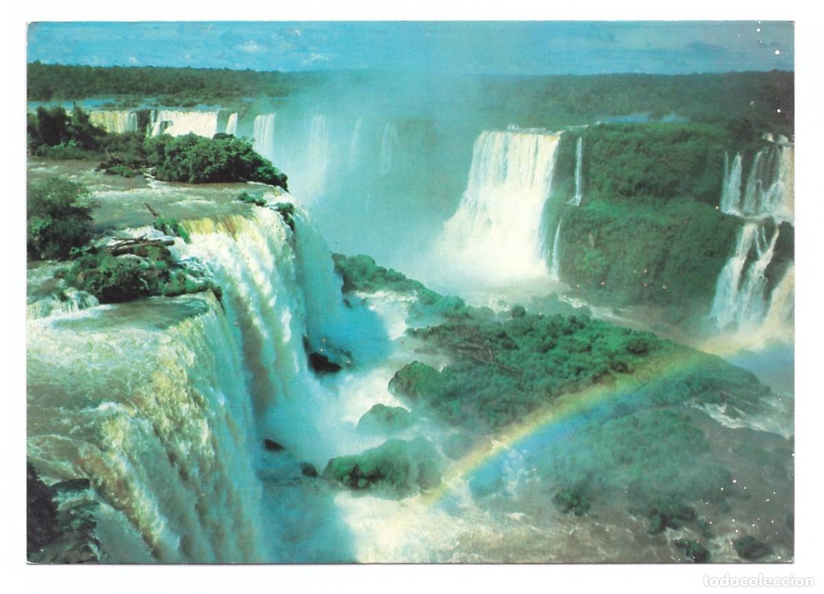 Postais: BRASIL TUR&Iacute;STICO / IGUA&Ccedil;U - PR / VISTA PARCIAL DAS CATARATAS
