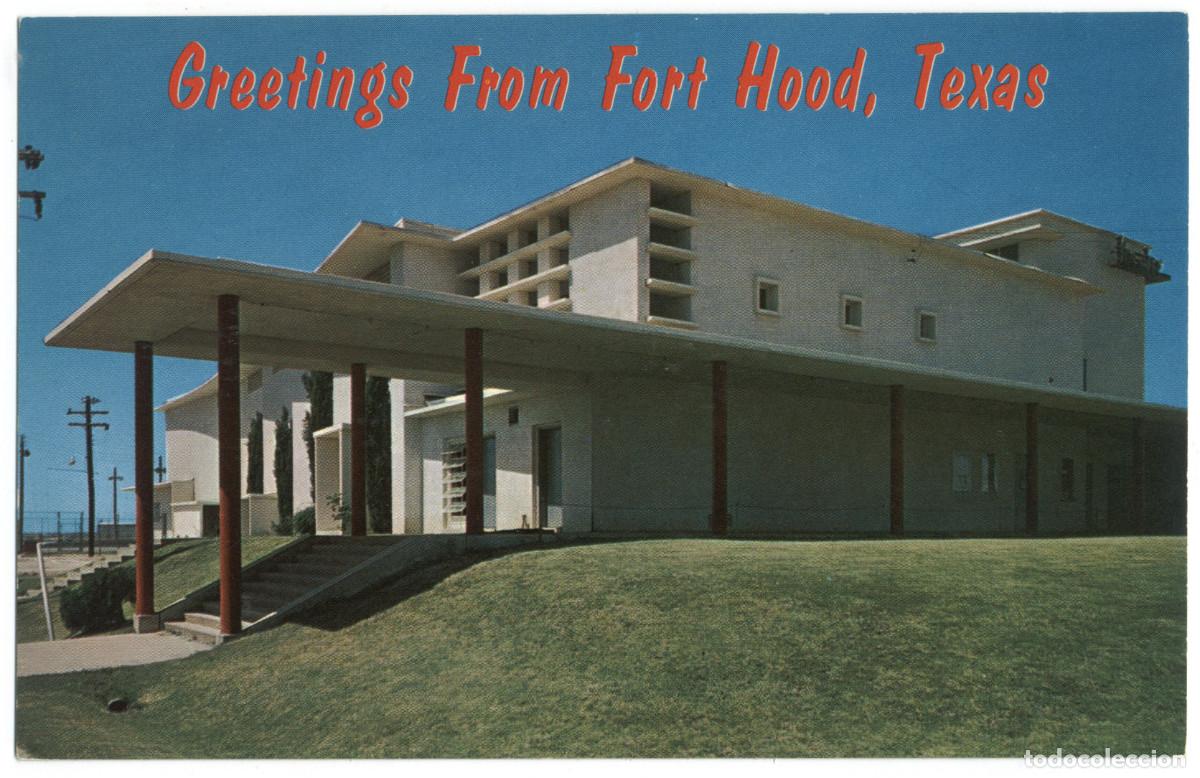 Postais: FORT HOOD (Texas)_Main Theatre [teatros arquitectura]_Weiner News (Plastichrome)