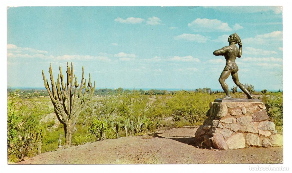 Postais: ARGENTINA &bull; LA RIOJA &bull; ESTATUA AL INDIO EN EL PARQUE LLANCAMPIS