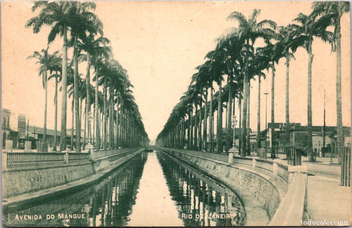 Postais: Brasil - R&iacute;o de Janeiro - Avenida do Mangue - Ed. Ribeiro - 140x89mm