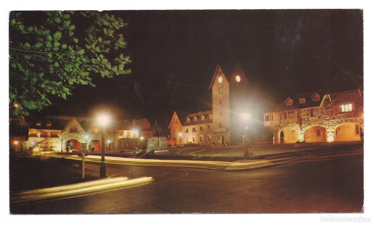 Postais: ARGENTINA &bull; SAN CARLOS DE BARILOCHE &bull; VISTA NOCTURNA DEL CENTRO C&Iacute;VICO