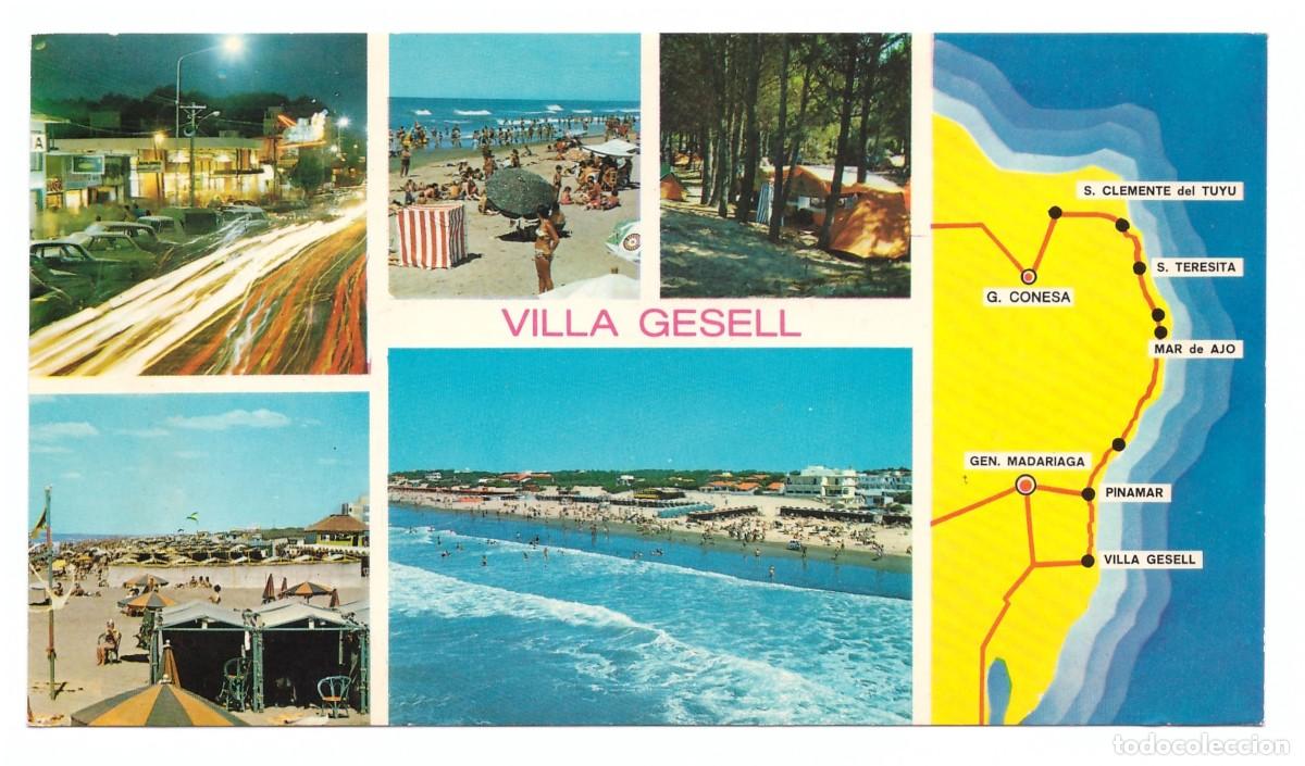 Cartoline: ARGENTINA &bull; VILLA GESELL &bull; VISTAS GENERALES