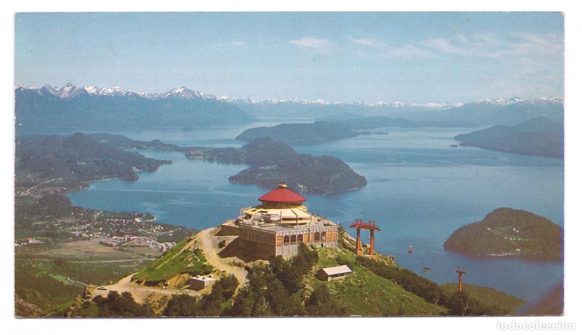 Cartoline: ARGENTINA &bull; SAN CARLOS DE BARILOCHE &bull; VISTA A&Eacute;REA DE LA CONFITER&Iacute;A GIRATORIA EN EL CERRO OTTO