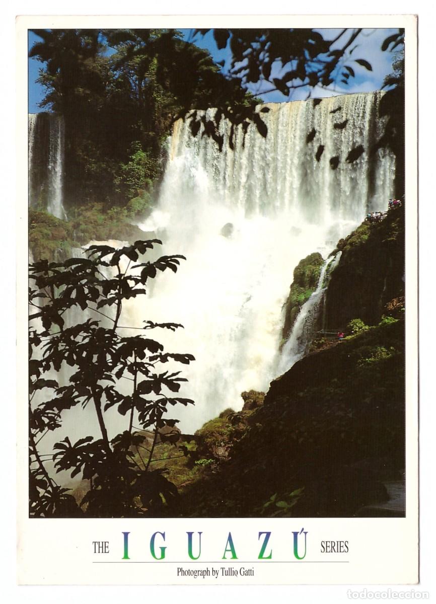 Postkarten: ARGENTINA / BRASIL &bull; CATARATAS DEL IGUAZ&Uacute; - UNA DE LAS MARAVILLAS DEL MUNDO &bull; SALTO BOSSETTI