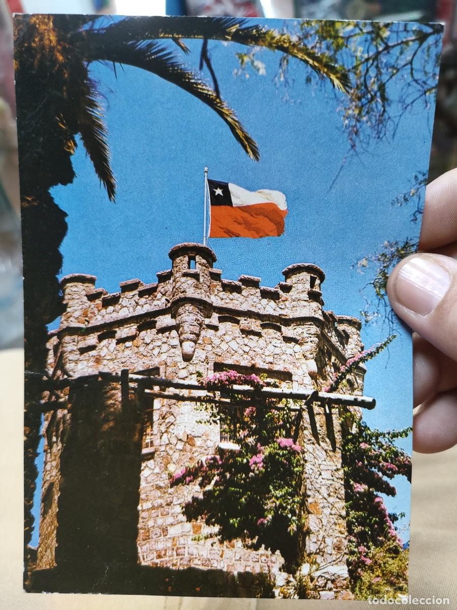 Cartes Postales: Postal VHILE Torre&oacute;n Victoria CERRO SAN CRIST&Oacute;BAL Santiago escrita