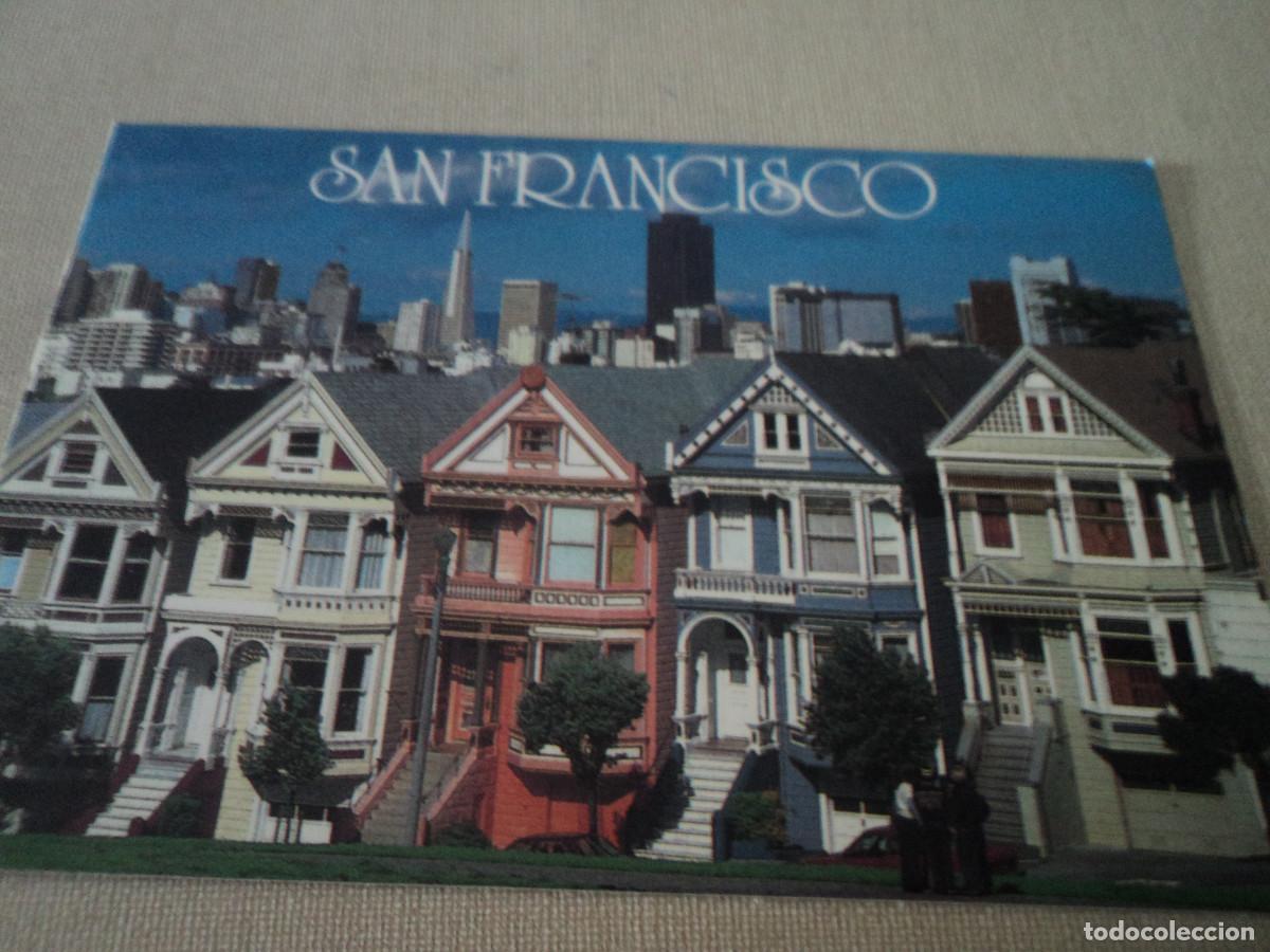 Postais: casas victorianas, san francisco,