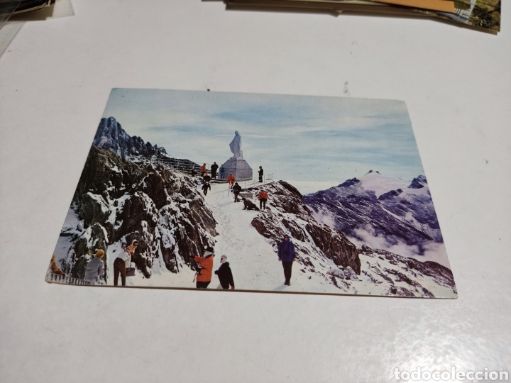 Postais: Postal monumento virgen de las Nieves Andes venezolanos