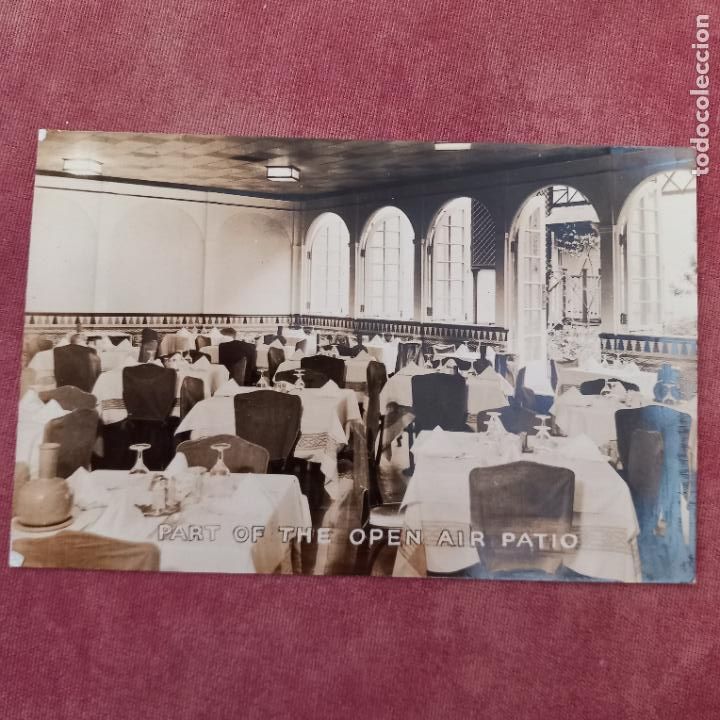 Cartoline: Postal restaurant foros new York ENTRANCE TO THE OPEN AIR PATIO P2