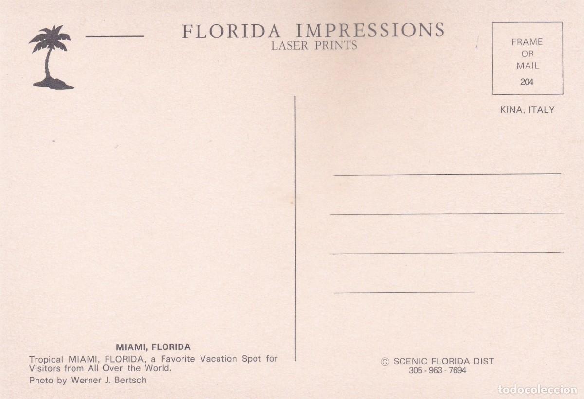 Postales: MIAMI. FLORIDA (ESTADOS UNIDOS) - Foto 2
