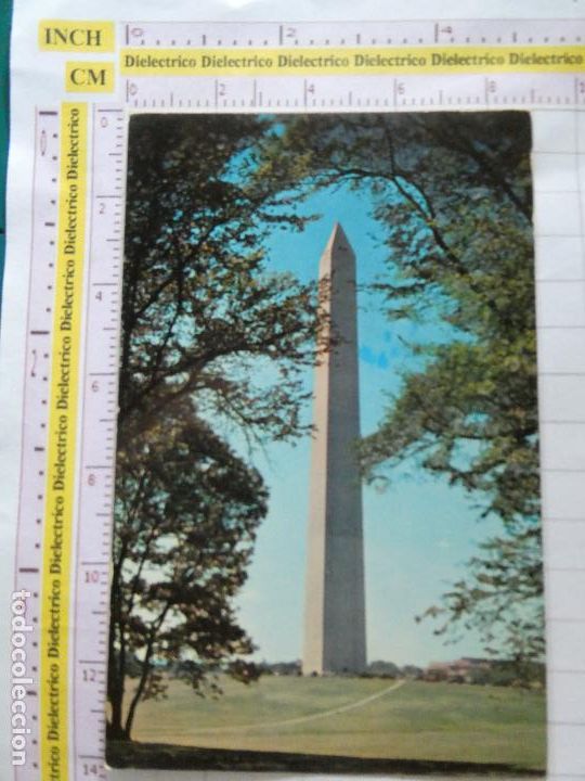 Postcards: ANTIGUA POSTAL DE ESTADOS UNIDOS USA EEUU, WASHINGTON DC MONUMENT. 324