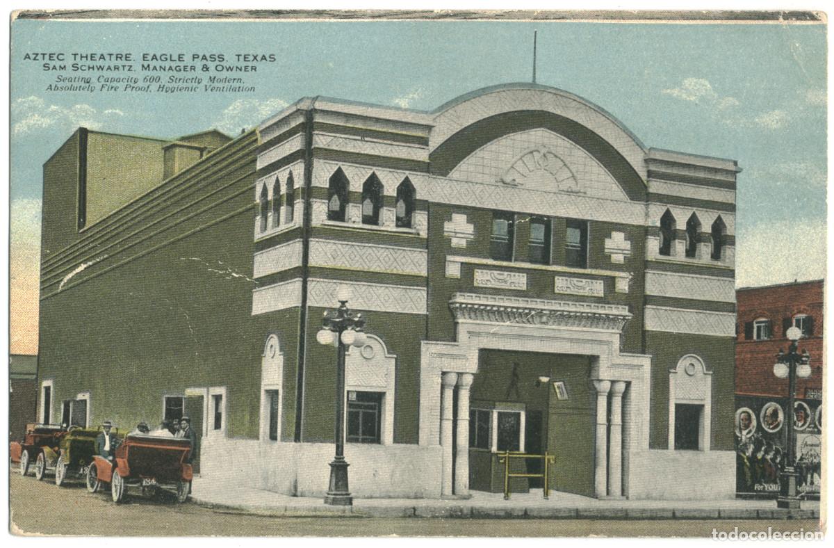 Cartoline: EAGLE PASS [Texas]_Aztec TheatreCommercialchrome; 4765