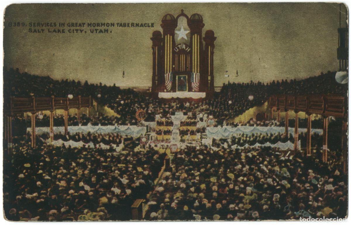 Cartoline: SALT LAKE CITY [Utah]_Mormon Tabernacle_Sin datos 8359